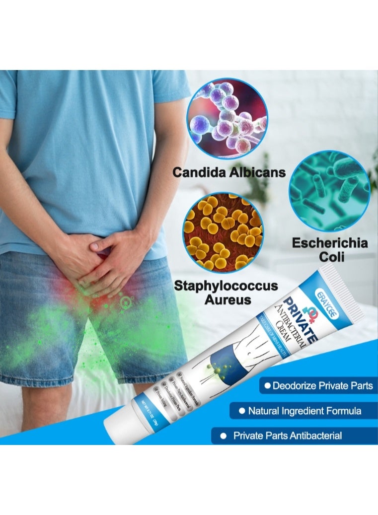 إيرايسي كريم لعلاج الحكة، 20 غرام، مرهم للعناية بالرجال، كريم مضاد للبكتيريا للمناطق الحساسة، كريمات لعلاج حكة المناطق الحساسة للرجال، مضاد لحكة الجلد - Image 3